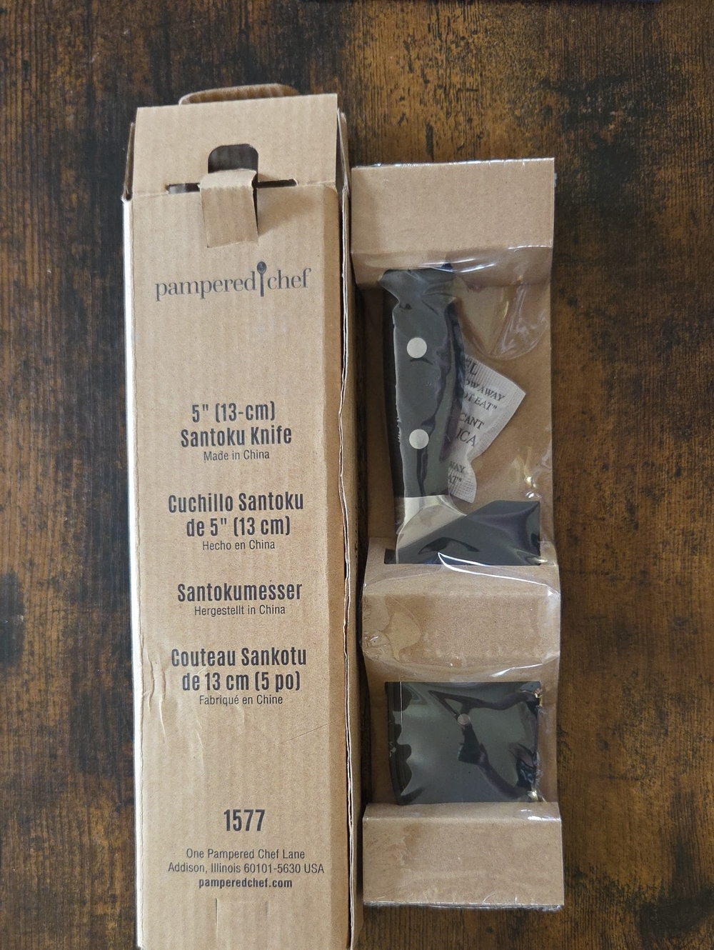 Pampered Chef 5 Inch Santoku Knife - 1577